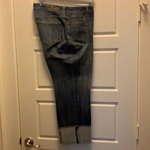 Cuff 3/4 length jeans